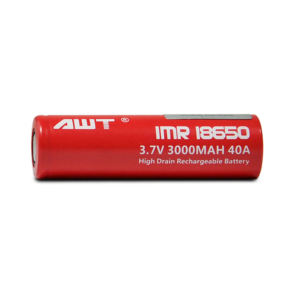 باتری 18650 لیتیوم یون ای دبلیو تی AWT 3000mAh