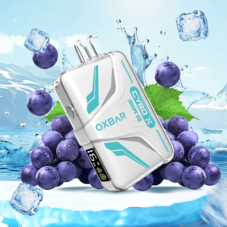 پاد یکبار مصرف انگور یخ(20000 پاف)/OXBAR CYBO X 20000 Puffs Grape Ice