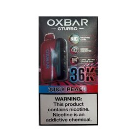 پاد یکبار مصرف اکسبار آبمیوه هلو 36000 پاف/OXBAR GTURBO JUICE PEACH 36000k