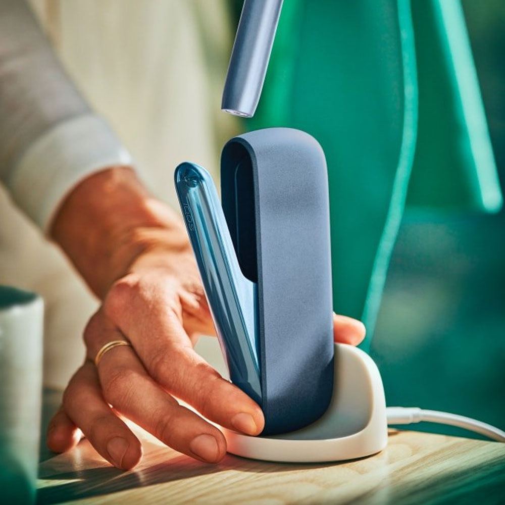 دستگاه سیگار ایکوس/ایکاس ایلوما استاندارد آبی iqos iluma standard