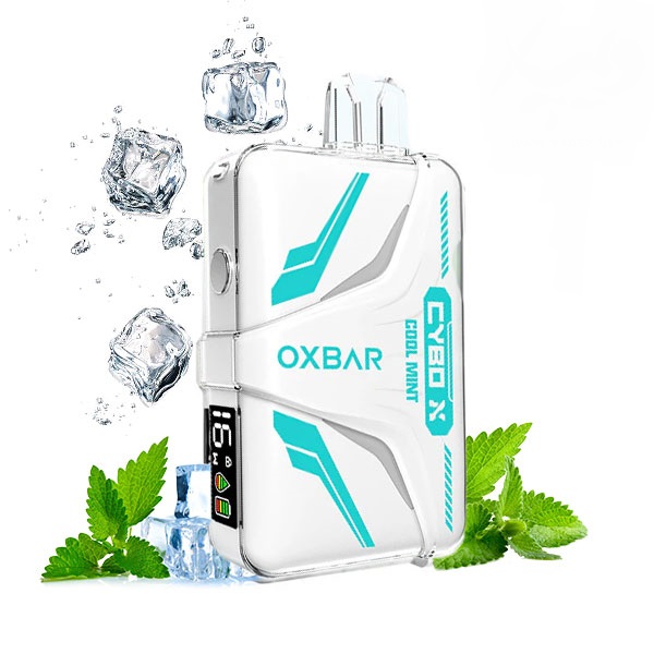 پاد یکبار مصرف نعناع خنک(20000 پاف)/OXBAR CYBO X 20000 Puffs Cool Mint