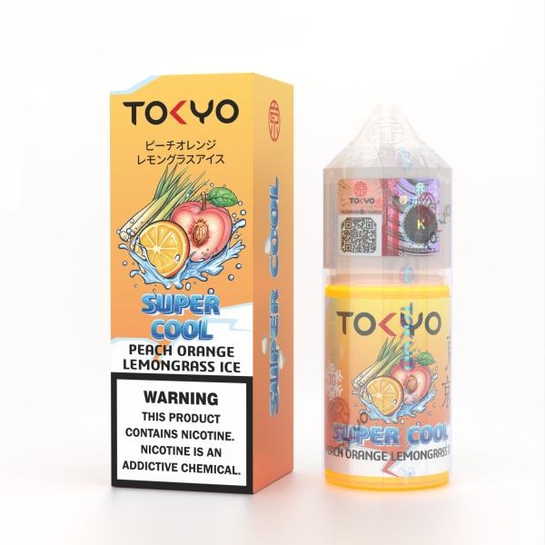 سالت هلو پرتقال لیموناد گرس سوپر یخ برند توکیو / Tokyo SuperCool Peach Orange Lemongrass