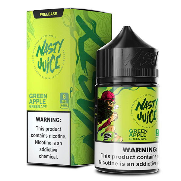 جویس سیب سبز برند نستی/Juice Nasty Green apple
