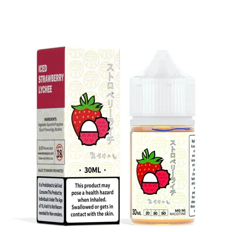 سالت توت فرنگی لیچی برند توکیو TOKYO Strawberry Lychee