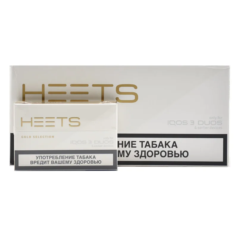 سیگار هیتس روسی گلد|نسبتا سنگین و ساده/Heets gold
