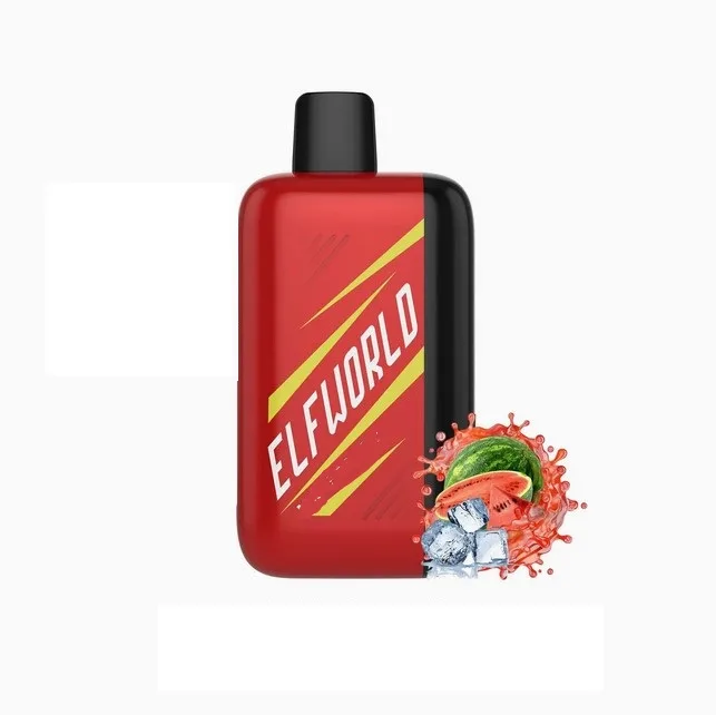 پاد یکبار مصرف ال اف ورلد هندوانه یخ(30000 پاف)/Elfworld Vape 30000 Puffs Watermelon Ice