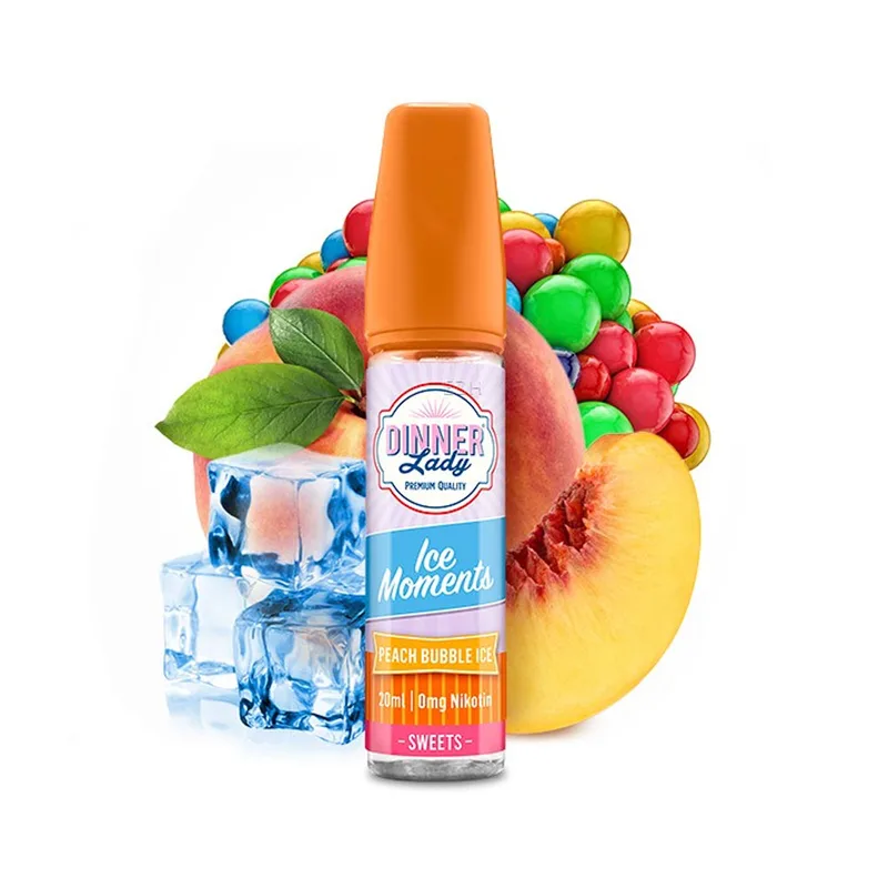 جویس آدامس بادکنکی هلو دینرلیدی DINNER LADY PEACH BUBBLE