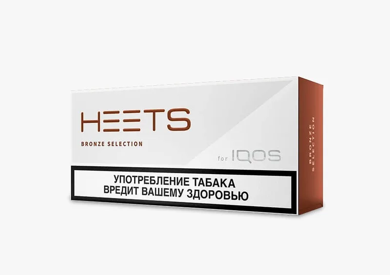 سیگار هیتس برنز روسی ساده و سنگین /Heets Bronze